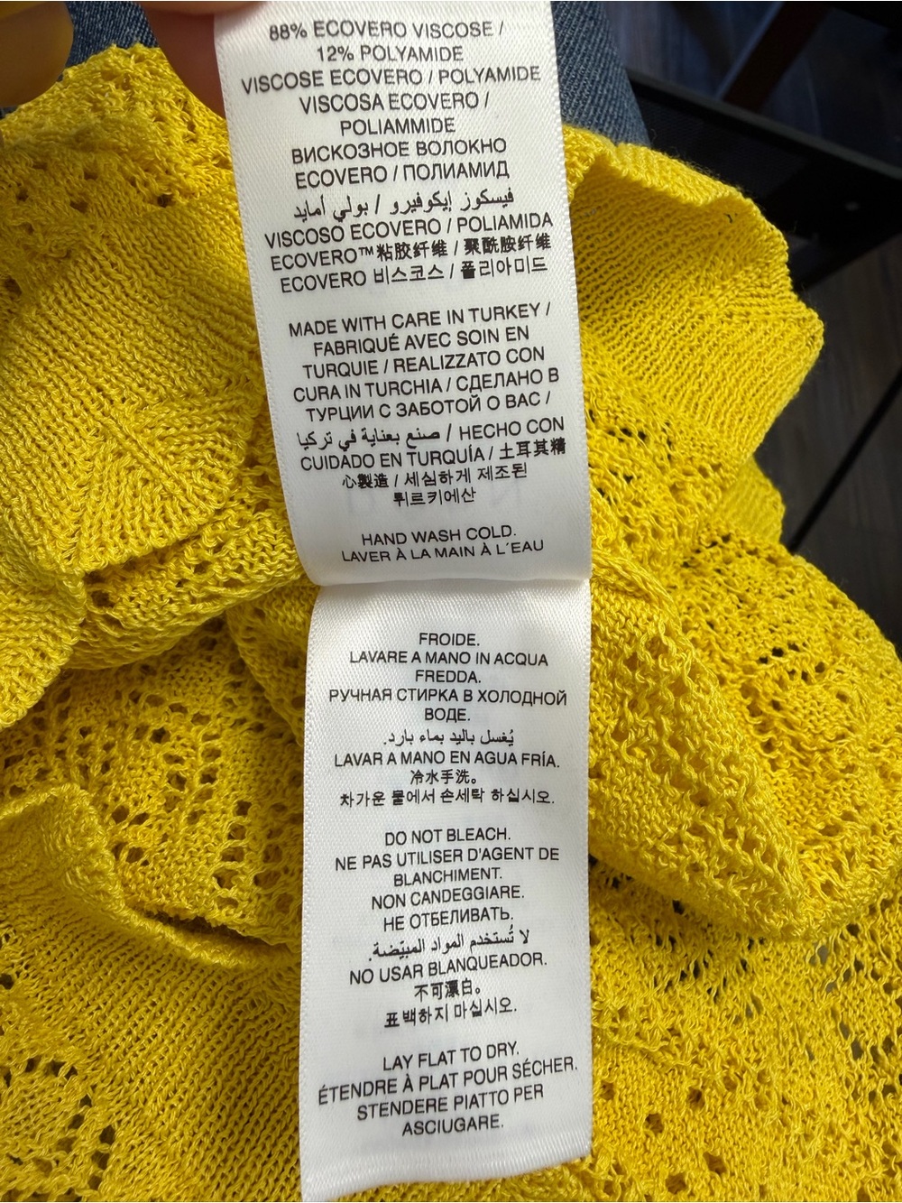 Doen Lea Pointelle Summer Top Small - Picture 7 of 8